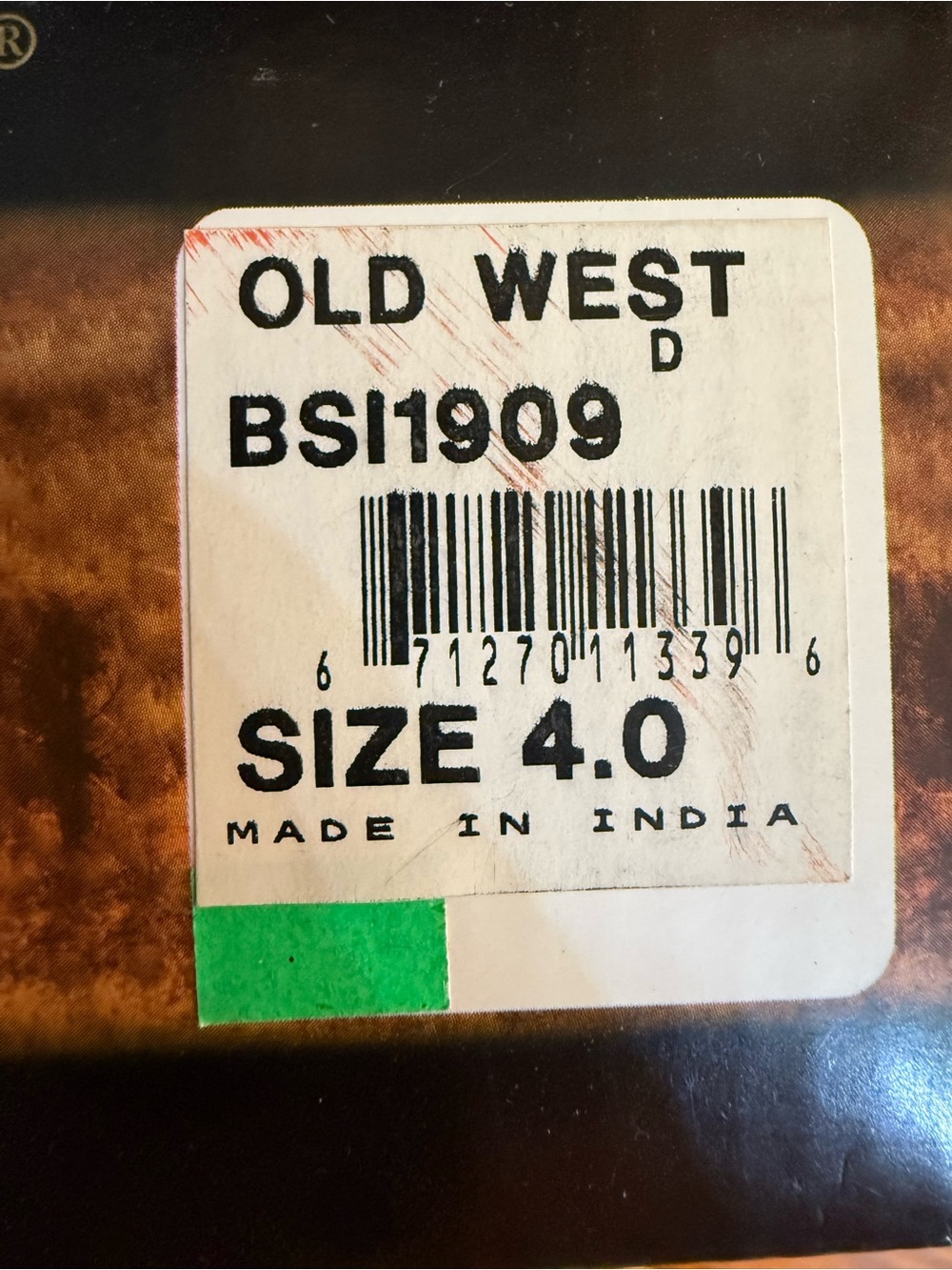 Old West Toddler Girls’ Western Turquoise & Pink Boots - Size 4 - NEW IN BOX - Picture 6 of 6